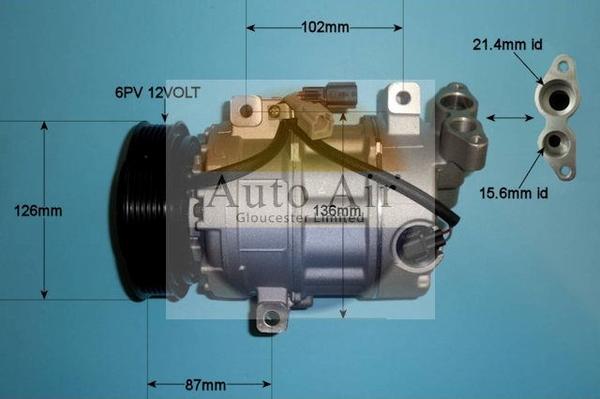 Auto Air Gloucester 14-9733P - Compressore, Climatizzatore autozon.pro