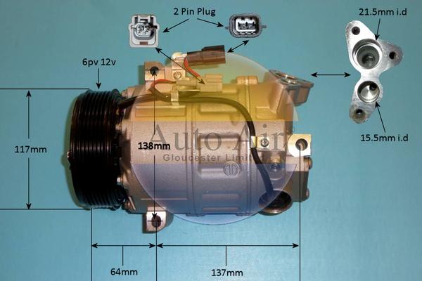 Auto Air Gloucester 14-9732P - Compressore, Climatizzatore autozon.pro