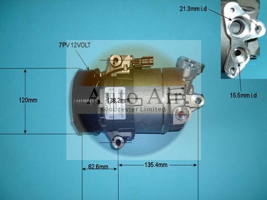 Auto Air Gloucester 14-9737 - Compressore, Climatizzatore autozon.pro