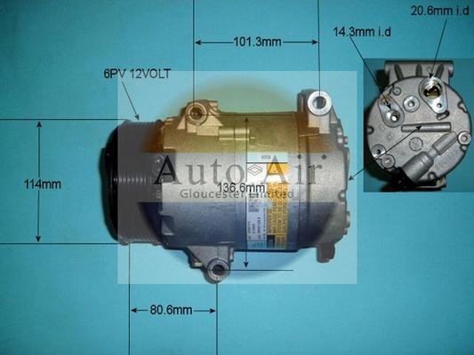 Auto Air Gloucester 14-9720 - Compressore, Climatizzatore autozon.pro