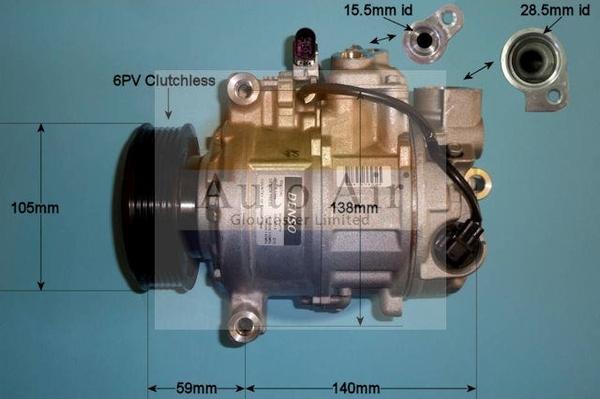 Auto Air Gloucester 14-9721 - Compressore, Climatizzatore autozon.pro