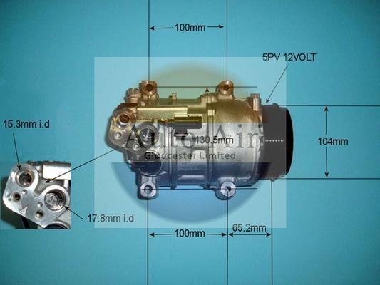 Auto Air Gloucester 14-9728R - Compressore, Climatizzatore autozon.pro