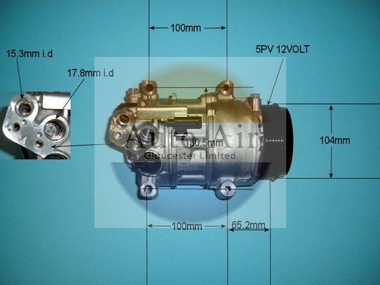 Auto Air Gloucester 14-9728 - Compressore, Climatizzatore autozon.pro