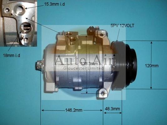 Auto Air Gloucester 14-9723 - Compressore, Climatizzatore autozon.pro