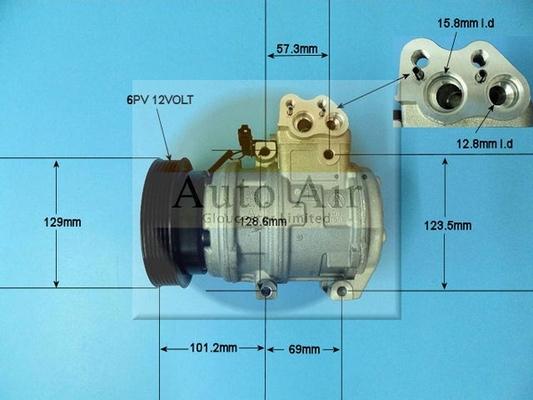 Auto Air Gloucester 14-9727 - Compressore, Climatizzatore autozon.pro