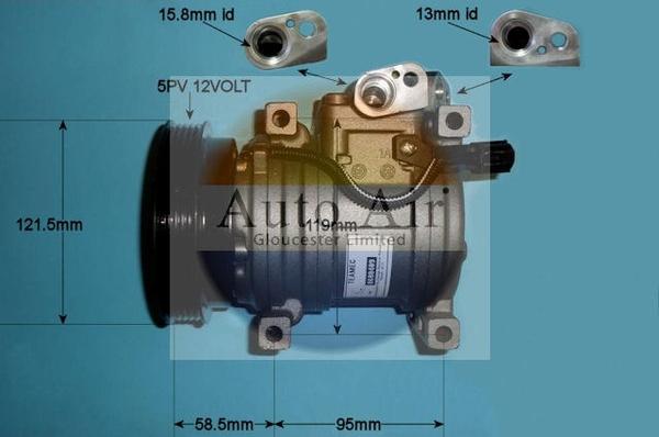 Auto Air Gloucester 14-9774R - Compressore, Climatizzatore autozon.pro