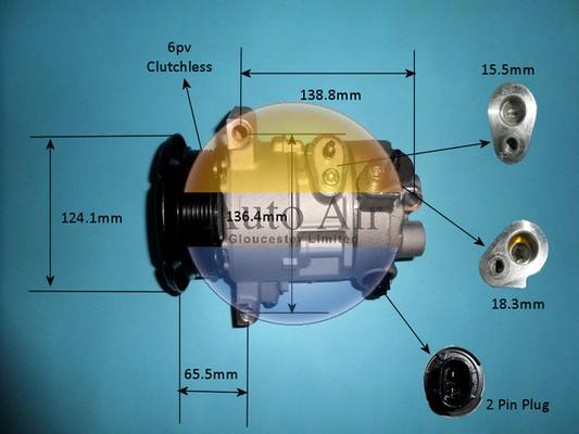 Auto Air Gloucester 14-9770P - Compressore, Climatizzatore autozon.pro