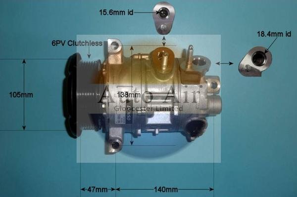 Auto Air Gloucester 14-9770 - Compressore, Climatizzatore autozon.pro