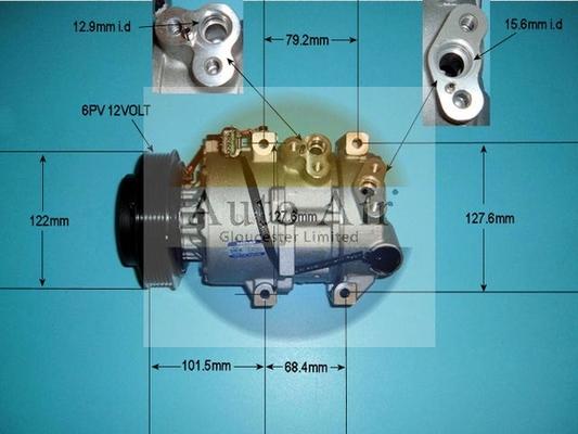 Auto Air Gloucester 14-9772 - Compressore, Climatizzatore autozon.pro