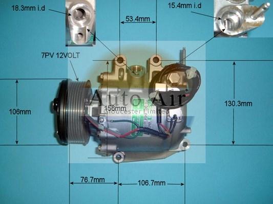 Auto Air Gloucester 14-4992 - Compressore, Climatizzatore autozon.pro