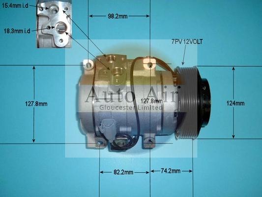 Auto Air Gloucester 14-4445P - Compressore, Climatizzatore autozon.pro