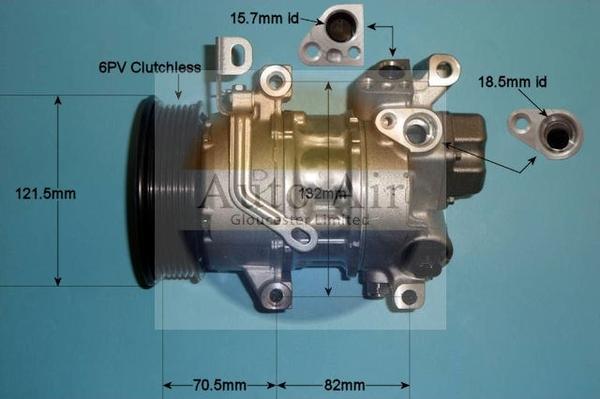 Auto Air Gloucester 14-4446 - Compressore, Climatizzatore autozon.pro