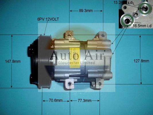 Auto Air Gloucester 14-4441 - Compressore, Climatizzatore autozon.pro