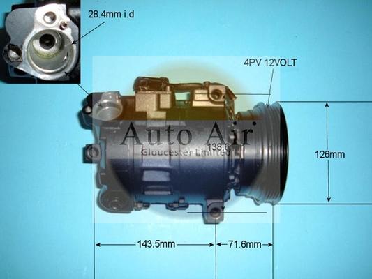 Auto Air Gloucester 14-4084R - Compressore, Climatizzatore autozon.pro