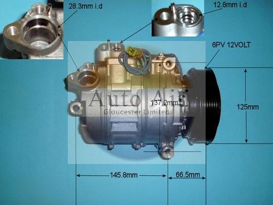 Auto Air Gloucester 14-4806 - Compressore, Climatizzatore autozon.pro