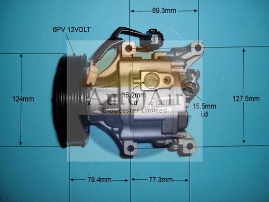 Auto Air Gloucester 14-4394R - Compressore, Climatizzatore autozon.pro