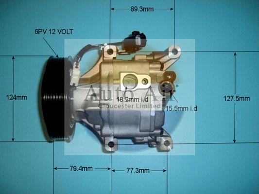 Auto Air Gloucester 14-4394 - Compressore, Climatizzatore autozon.pro