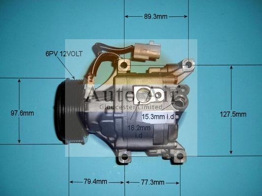 Auto Air Gloucester 14-4393R - Compressore, Climatizzatore autozon.pro