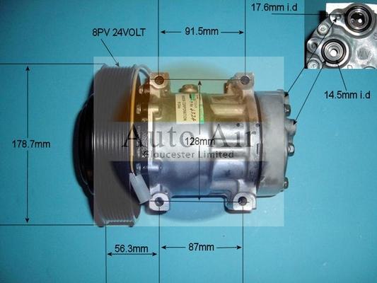 Auto Air Gloucester 14-4324 - Compressore, Climatizzatore autozon.pro