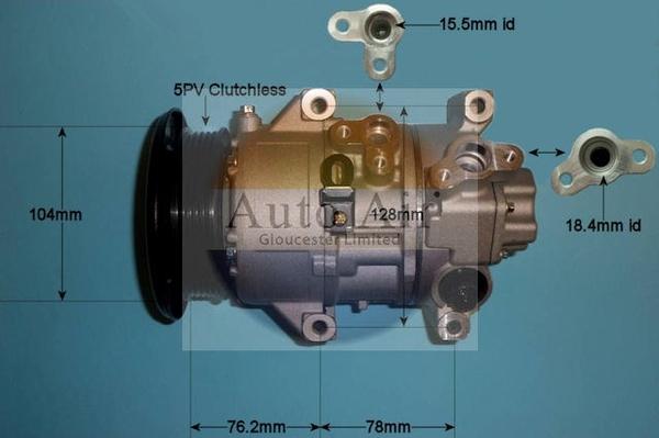 Auto Air Gloucester 14-4325P - Compressore, Climatizzatore autozon.pro