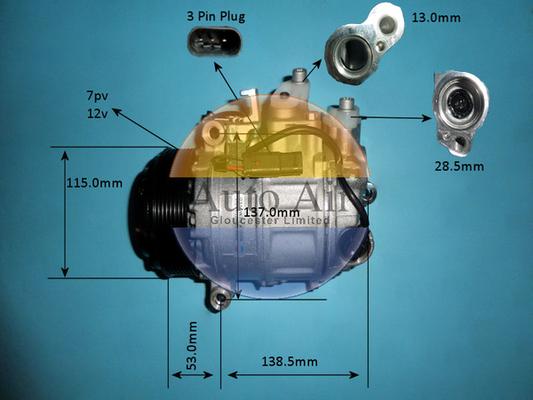 Auto Air Gloucester 14-5974p - Compressore, Climatizzatore autozon.pro