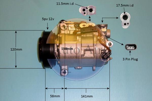 Auto Air Gloucester 14-5973P - Compressore, Climatizzatore autozon.pro