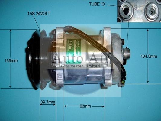 Auto Air Gloucester 14-5044 - Compressore, Climatizzatore autozon.pro