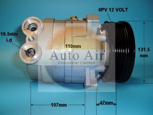 Auto Air Gloucester 14-5106 - Compressore, Climatizzatore autozon.pro