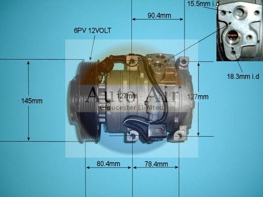 Auto Air Gloucester 14-5341R - Compressore, Climatizzatore autozon.pro