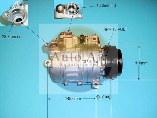 Auto Air Gloucester 14-6466P - Compressore, Climatizzatore autozon.pro