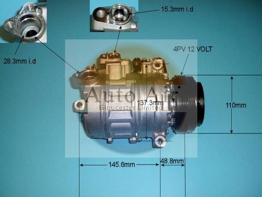 Auto Air Gloucester 14-6466 - Compressore, Climatizzatore autozon.pro