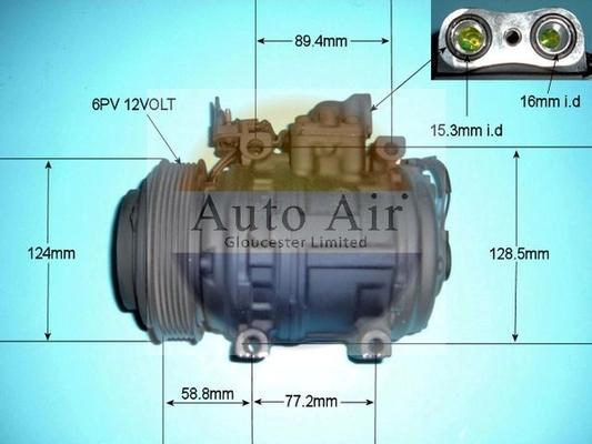 Auto Air Gloucester 14-6240R - Compressore, Climatizzatore autozon.pro