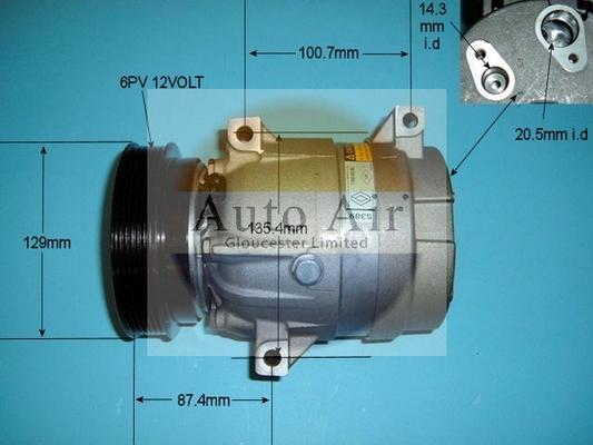 Auto Air Gloucester 14-6247 - Compressore, Climatizzatore autozon.pro