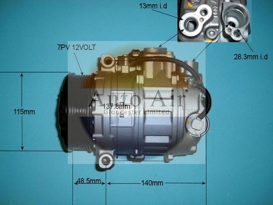 Auto Air Gloucester 14-6258R - Compressore, Climatizzatore autozon.pro