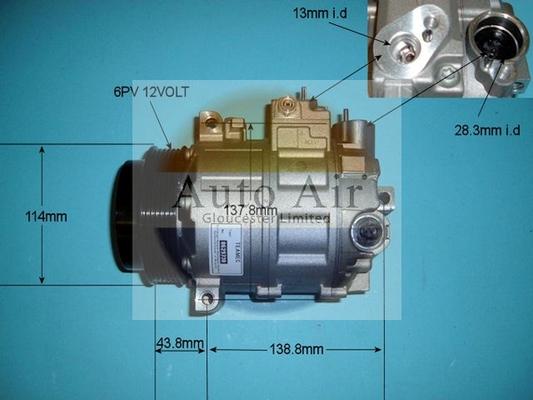 Auto Air Gloucester 14-6260R - Compressore, Climatizzatore autozon.pro