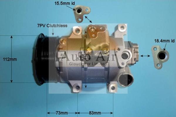 Auto Air Gloucester 14-6209P - Compressore, Climatizzatore autozon.pro