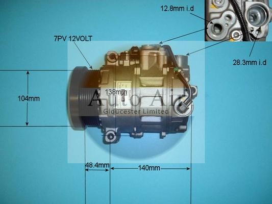 Auto Air Gloucester 14-6204R - Compressore, Climatizzatore autozon.pro