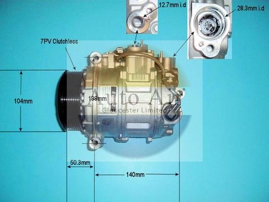 Auto Air Gloucester 14-6205 - Compressore, Climatizzatore autozon.pro