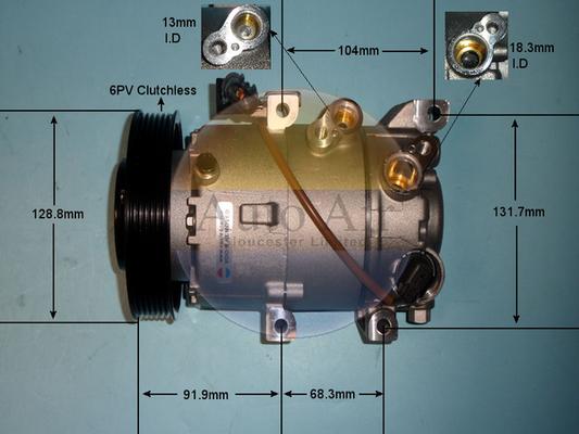 Auto Air Gloucester 14-0415P - Compressore, Climatizzatore autozon.pro