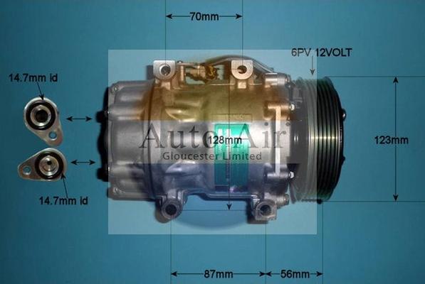 Auto Air Gloucester 14-0094 - Compressore, Climatizzatore autozon.pro