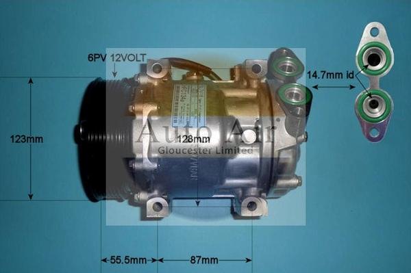 Auto Air Gloucester 14-0098P - Compressore, Climatizzatore autozon.pro