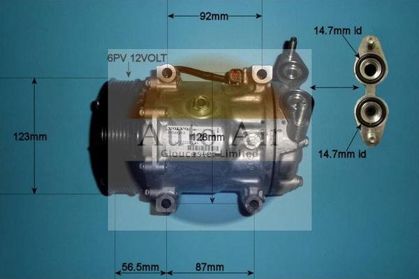 Auto Air Gloucester 14-0098 - Compressore, Climatizzatore autozon.pro