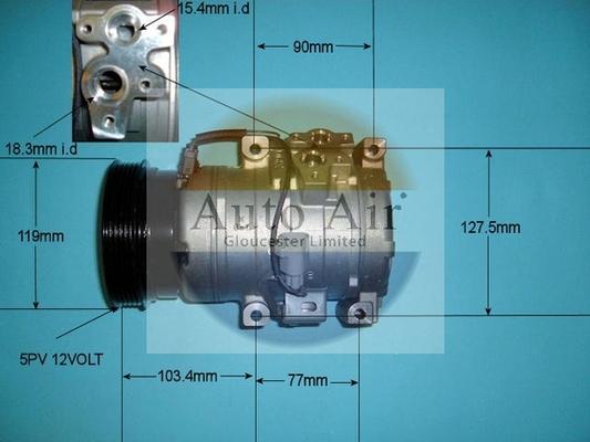 Auto Air Gloucester 14-0092 - Compressore, Climatizzatore autozon.pro