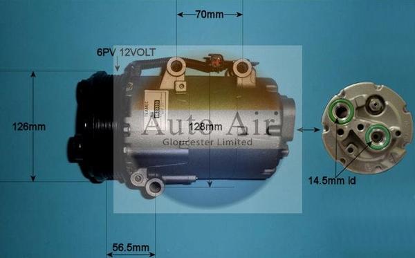 Auto Air Gloucester 14-0097R - Compressore, Climatizzatore autozon.pro