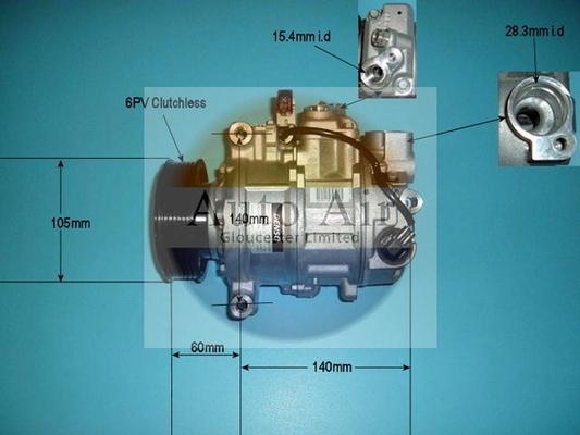 Auto Air Gloucester 14-0044 - Compressore, Climatizzatore autozon.pro