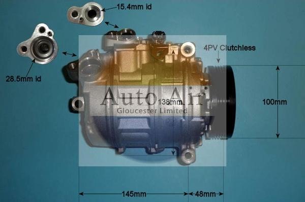 Auto Air Gloucester 14-0041 - Compressore, Climatizzatore autozon.pro