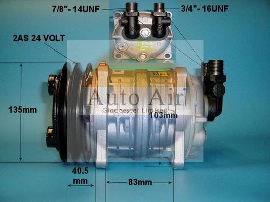 Auto Air Gloucester 14-0067 - Compressore, Climatizzatore autozon.pro