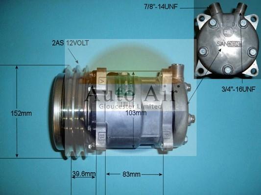 Auto Air Gloucester 14-0010 - Compressore, Climatizzatore autozon.pro