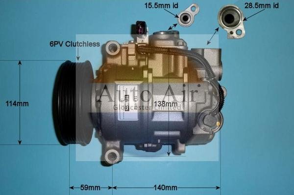 Auto Air Gloucester 14-0085R - Compressore, Climatizzatore autozon.pro