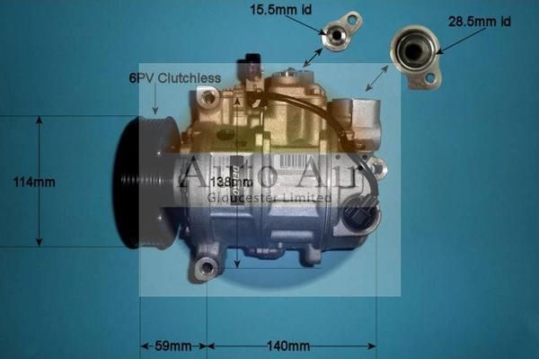 Auto Air Gloucester 14-0085 - Compressore, Climatizzatore autozon.pro